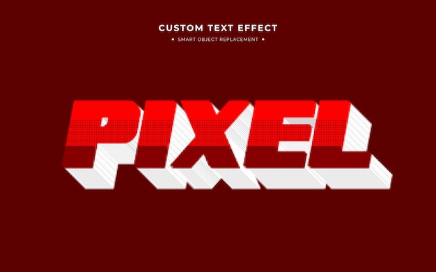 Kostenlose PSD pixel-arcade-3d-textstil-effekt