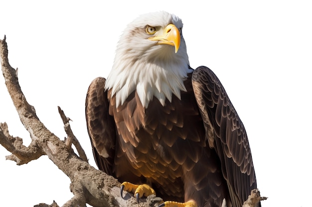 Kostenlose PSD weißkopfseeadler isoliert