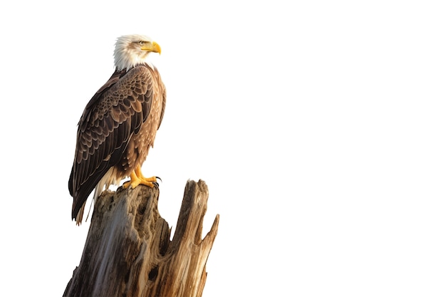 Kostenlose PSD weißkopfseeadler isoliert