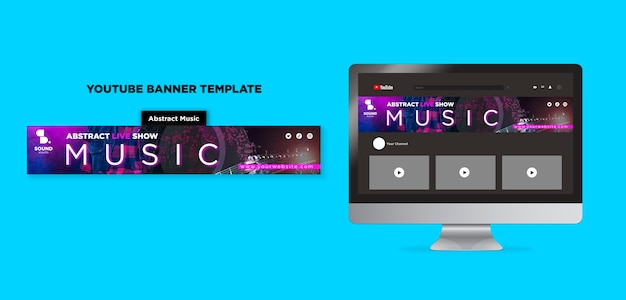 YouTube-Banner für Musikshows