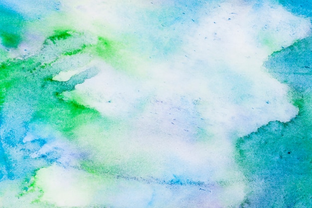 Abstrait aquarelle bleu et vert