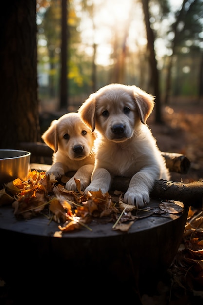 Ai généré de chien labrador retriever