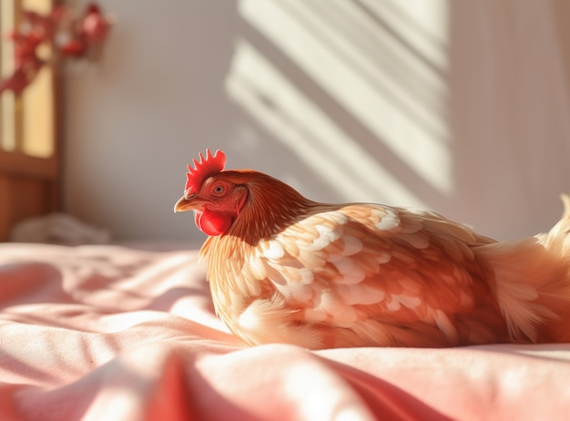 Photo gratuite ai généré une image de poulet