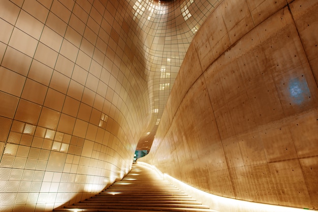 Photo gratuite architecture moderne de dongdaemun design plaza