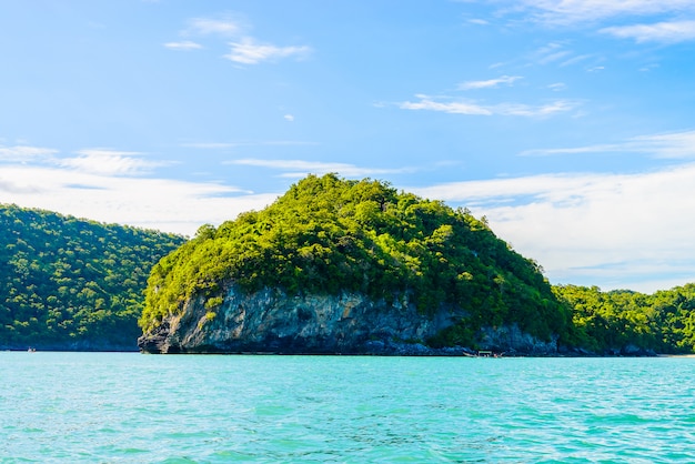 Photo gratuit belle île tropicale, plage, mer et océan