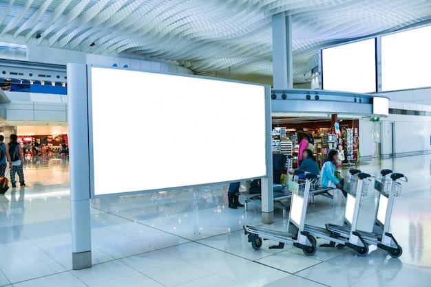 Photo gratuite blank sign à l'aéroport