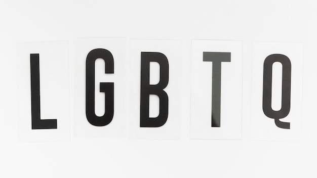 Concept de fierté gay symbole lgbtq