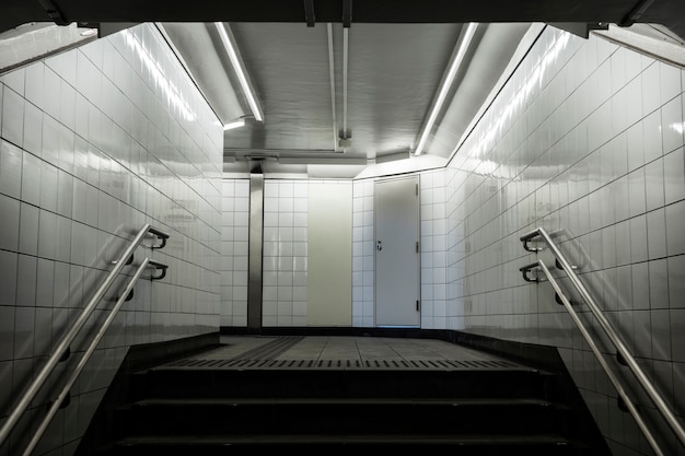 Photo gratuite couloir d'un métro