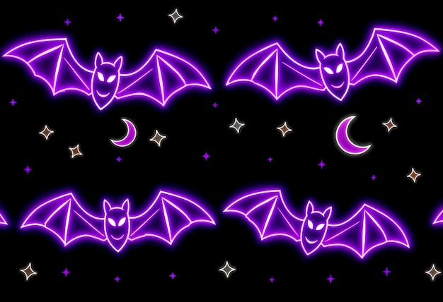 Photo gratuite design de modèle de chauve-souris d'halloween illsutration