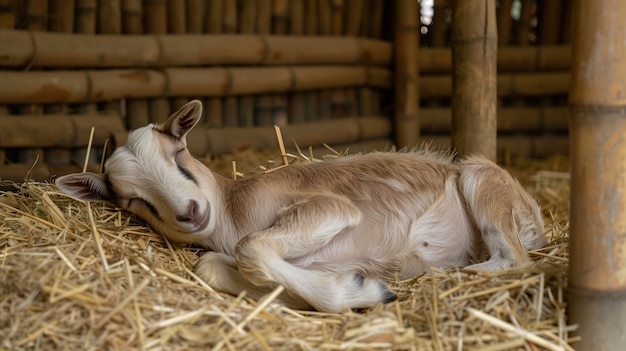 Photo gratuite ferme de chèvres photoréaliste