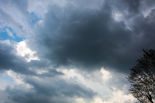 Photo gratuite fond de ciel-nuages.