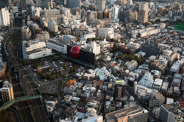 Photo gratuite fond de rue de tokyo moderne