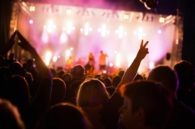 Photo gratuite les gens dans un festival