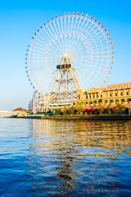 Photo gratuit grande roue dans le parc