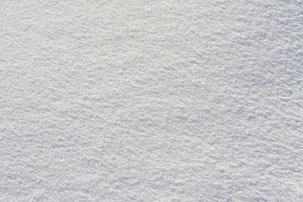 Photo gratuit gros plan de la texture de la surface de la neige blanche fraîche