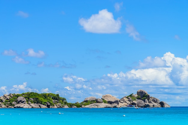 Photo gratuit île similan