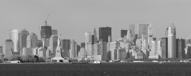 New York City Manhattan noir et blanc