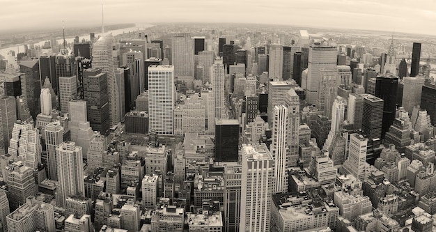 Photo gratuite panorama de manhattan à new york