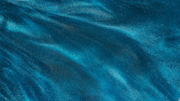 Photo gratuite particules de colorant azur dans l'eau