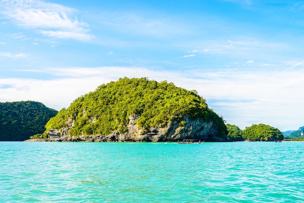 Photo gratuit paysage vague ciel île nature