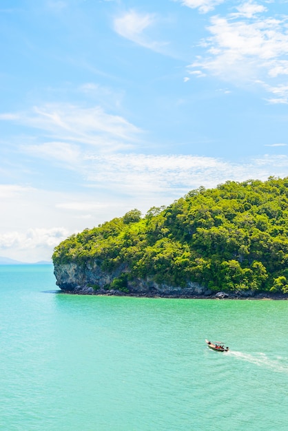 Photo gratuit plage paysage extérieur voyage tropical