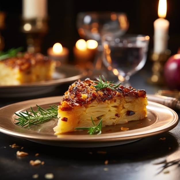 Photo gratuite des plats délicieux préparés pour la fête juive de hanouka