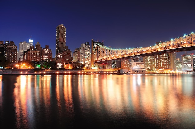 Photo gratuite pont de queensboro et manhattan