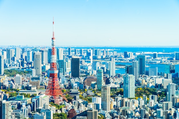 Photo gratuite tokyo cityscape horizon