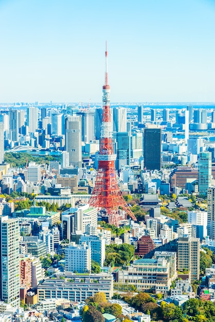 Photo gratuite vue urbain gratte-ciel historique d'affaires