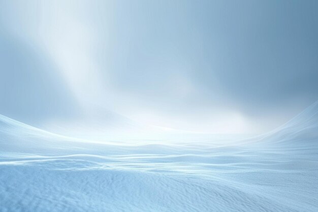 Photo un affichage de lumière serein et minimaliste mettant en vedette une palette monochromatique douce de bleu glacé créant un fond abstrait frais et calmant avec une texture subtile