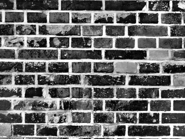 Photo capture complète d'un mur de briques