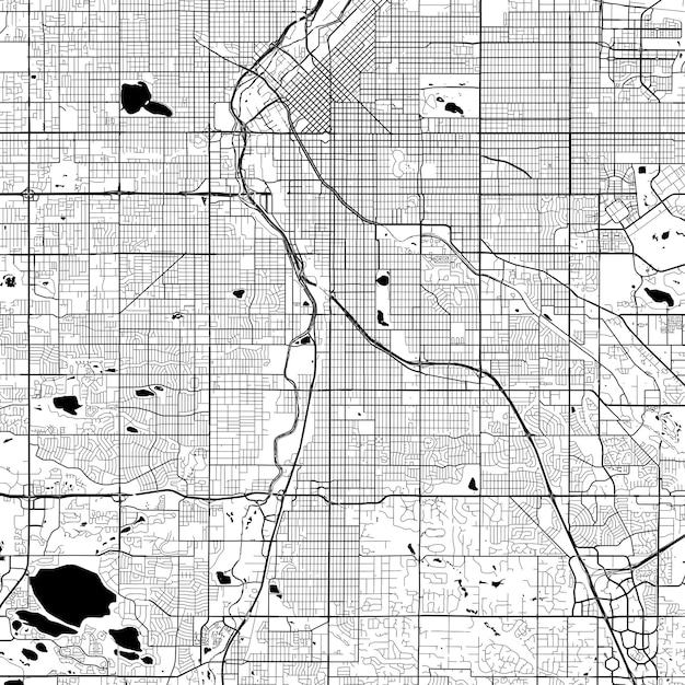 Photo une carte de la ville de londres montre une carte de la région