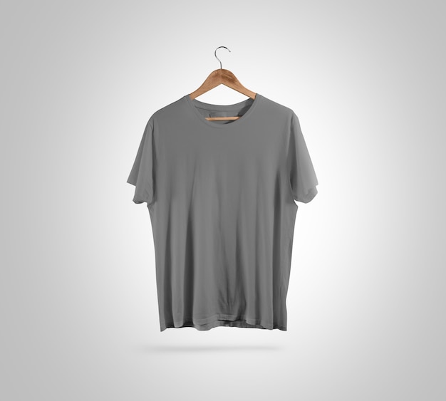 Cintre avant de t-shirt gris blanc,