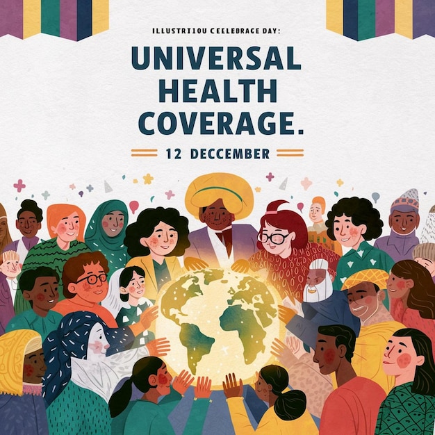 Photo conception pour la journée de la couverture sanitaire universelle