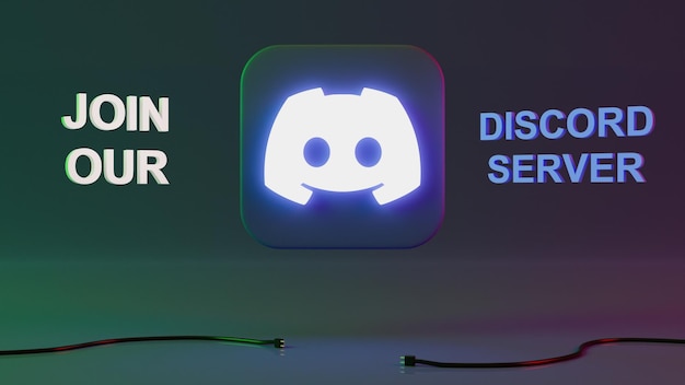 Discord bannière style néon