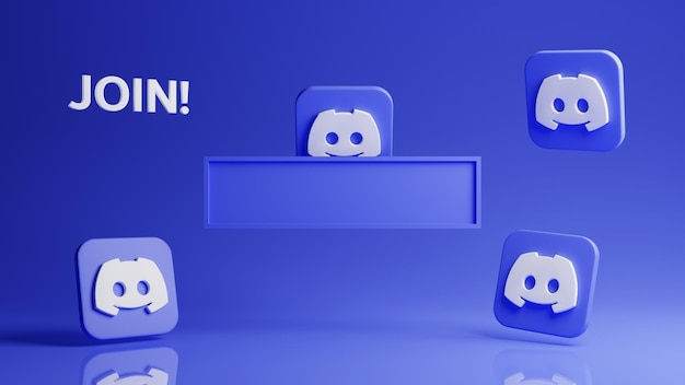 Discord template logo multiple regardant la bannière