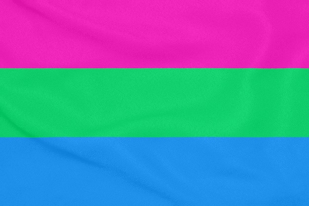 Photo drapeau de la communauté polysexuelle