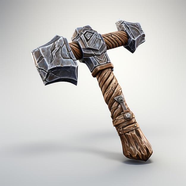 Photo fantasy hammer of the ancients une arme fantastique conçue pour les jeux mobiles