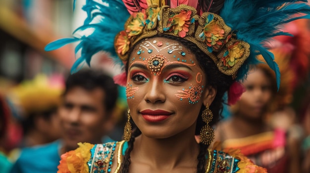 Les festivités colombiennes à travers les yeux de l'imagination Des photographies captivantes, magiques et vibrantes