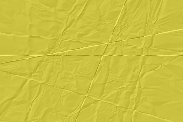 Fond de papier jaune froissé bouchent