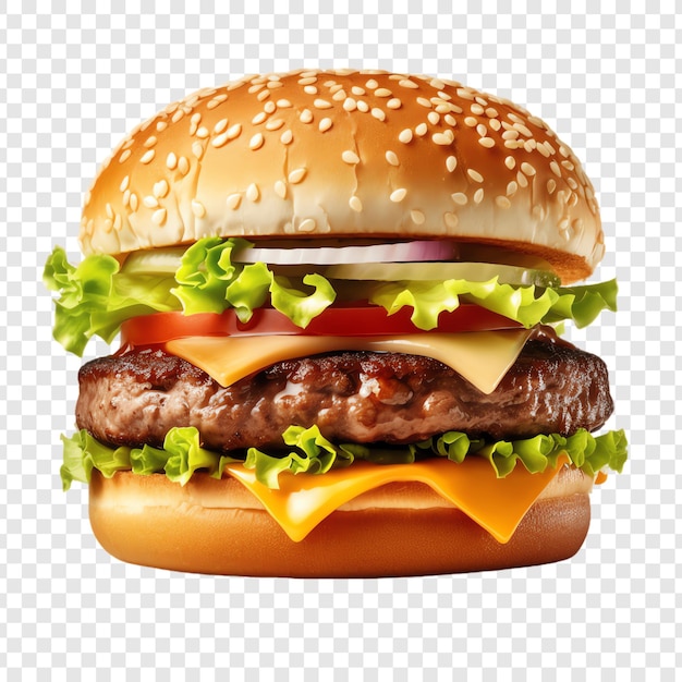 Photo un hamburger avec du fromage et un hamburger dessus