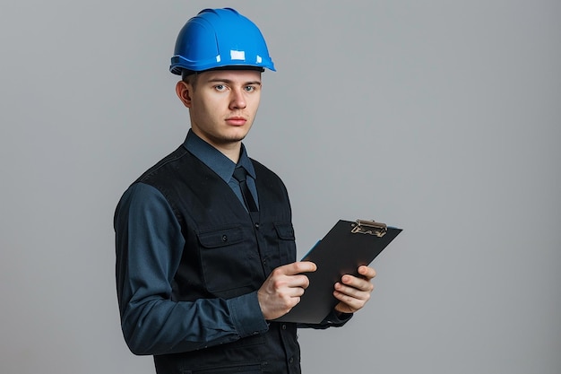 un homme dans un chapeau bleu tient un livre avec le mot " mac " dessus