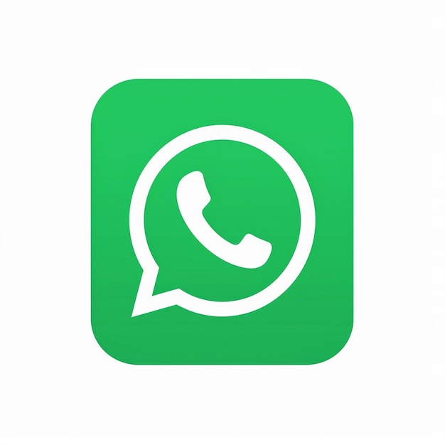 Photo icône de whatsapp en 3d