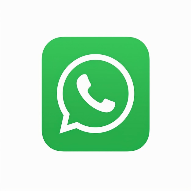 Photo icône de whatsapp en 3d