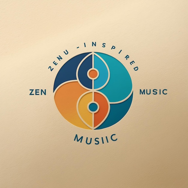 Photo des images de logos de musique moderne avec une touche artistique