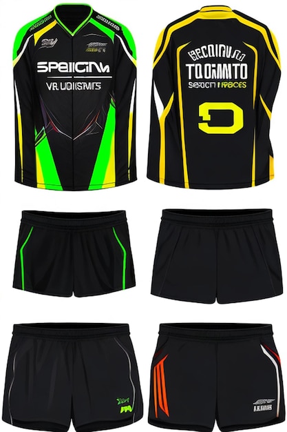 Photo maillots de sport vectoriels, maillots de course, maillot de course