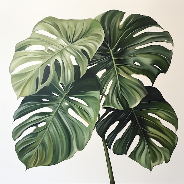 Photo monstera deliciosa, également connu sous le nom de monstera