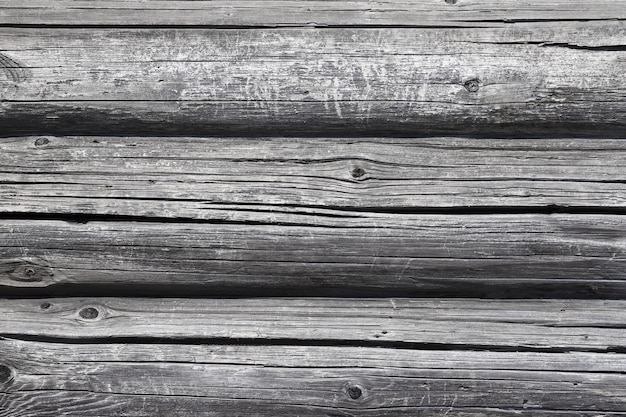 Mur de maison en bois