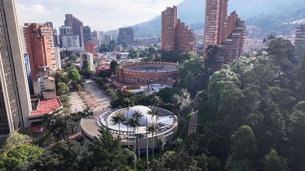 Photo parc bicentenario à bogota dans la capitale du district de colombie