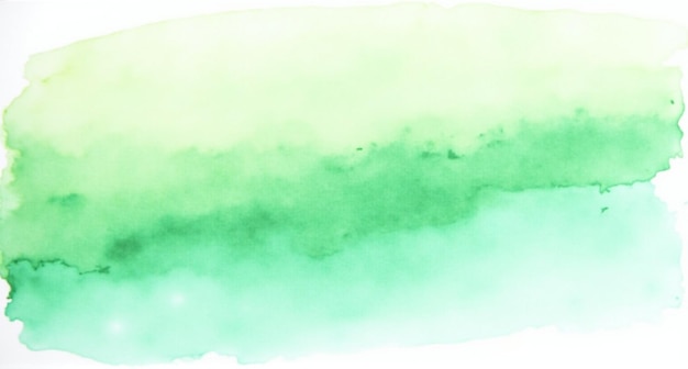 Photo une peinture à l'aquarelle d'un ciel vert et bleu